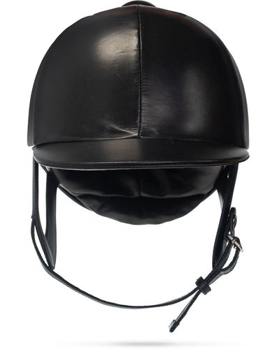Gucci Leather Baseball Cap - Black