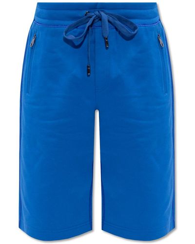 Dolce & Gabbana Cotton Shorts - Blue