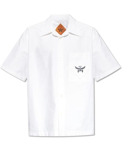 MCM Shirt With Logo, - White