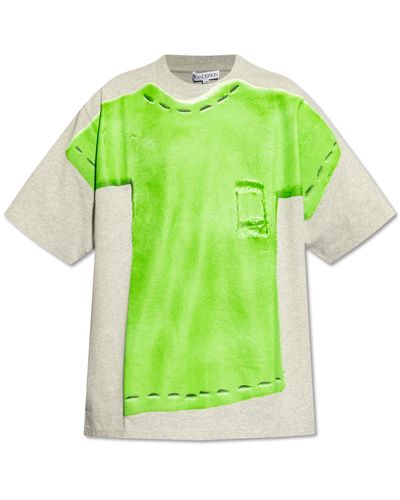 JW Anderson Printed T-shirt, - Green