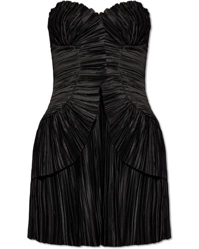 Cult Gaia Pleated Dress 'Charlique' - Black