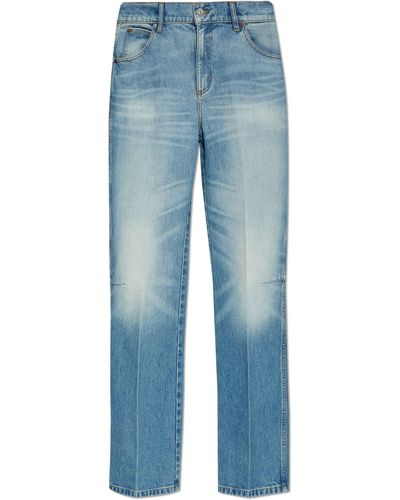 Victoria Beckham Straight-Leg Jeans - Blue