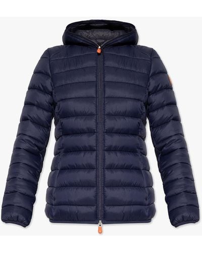 Save The Duck ‘Daisy’ Insulated Hooded Jacket - Blue