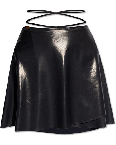 Versace Beach Skirt, - Black