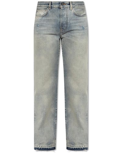 Amiri Vintage Effect Jeans, - Grey