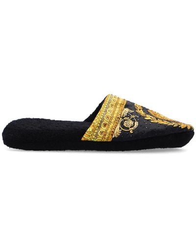 Versace Cotton Slippers - White