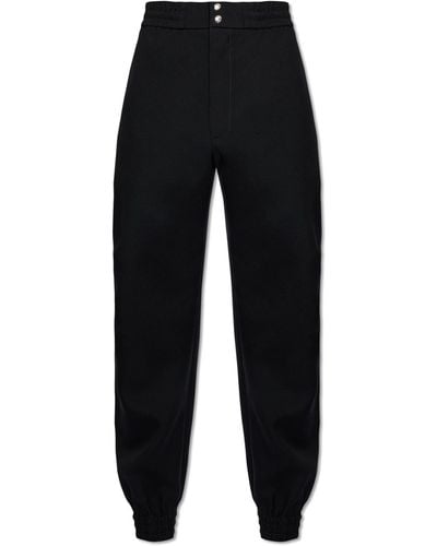 Alexander McQueen Wool Pants - Black