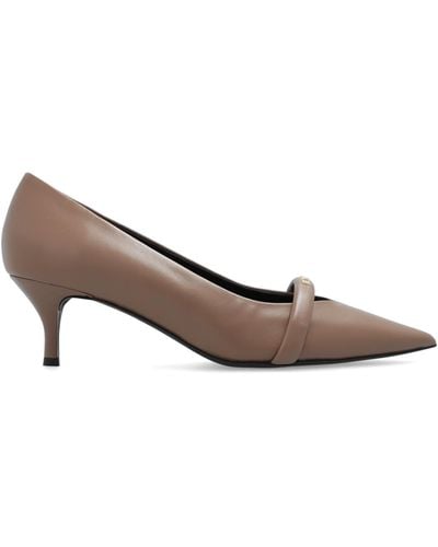 Furla ‘Core’ Leather Court Shoes - Brown