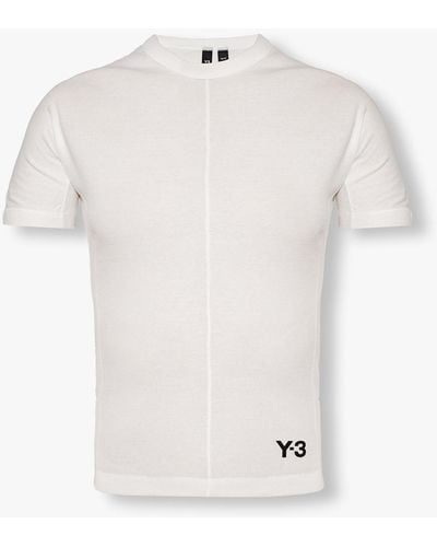 Y-3 Top With Logo - White