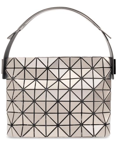 Bao Bao Issey Miyake Handbag With Geometrical Inserts - White