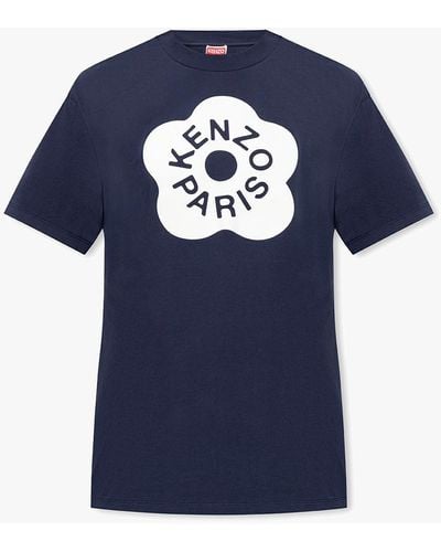 KENZO T-shirt With Logo, - Blue