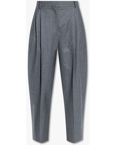 Stella McCartney Wool Trousers - Grey
