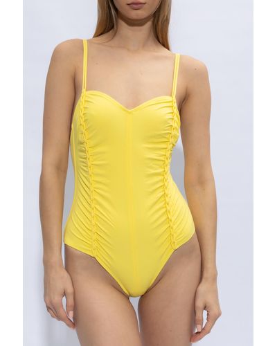 Ulla Johnson ‘Almira’ One-Piece Swimsuit - Yellow