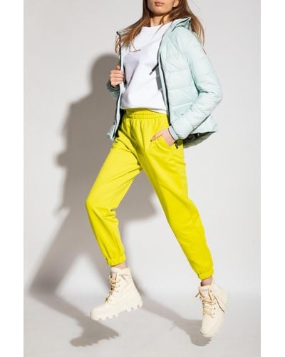 adidas Originals Sweatpants With Logo Patch - Yellow
