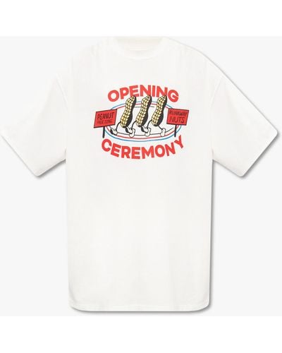 Opening Ceremony Printed T-shirt, - White