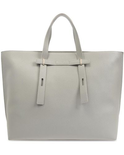 Furla 'giove Large' Shopper Bag, - Grey