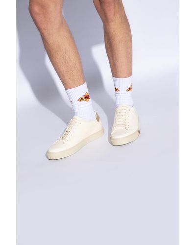 Paul Smith Leather Sneakers, - White