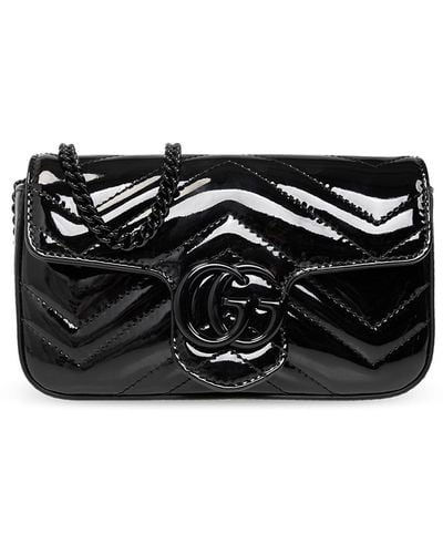 Gucci Super Mini GG Marmont Flap Bag - Neutrals Crossbody Bags, Handbags -  GUC1351977