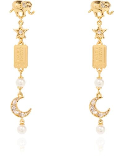 Kate Spade 'winter Carnival' Collection Drop Earrings, - White