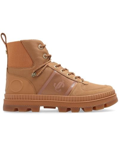 Jimmy Choo ‘Normandy’ High-Top Trainers - Brown