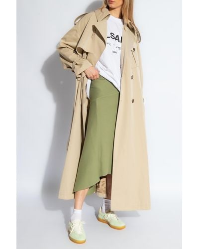 AllSaints 'gia' Asymmetrical Skirt, - Green
