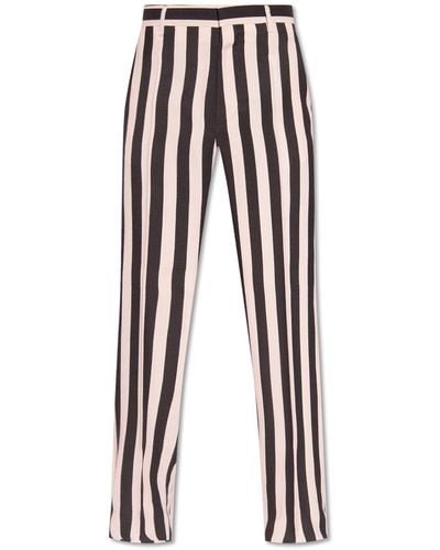 DSquared² Striped Pants - White