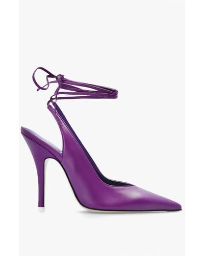 The Attico ‘Venus’ Court Shoes - Purple