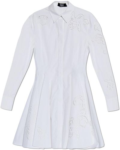 Versace Shirt Dress - White