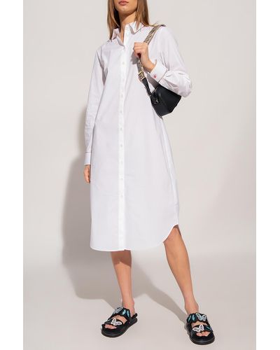 PS by Paul Smith Shirt Dress - White