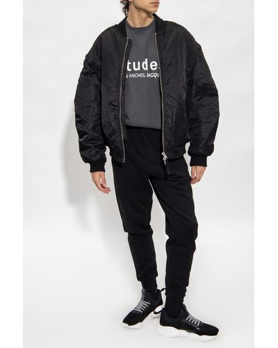 Etudes Studio Sweatpants With Logo - Black
