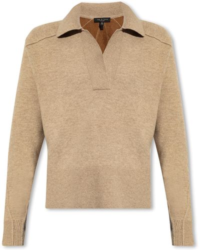 Rag & Bone Polo Jumper - Natural