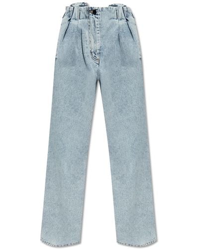 The Mannei 'aspos' Jeans With Pleats, - Blue