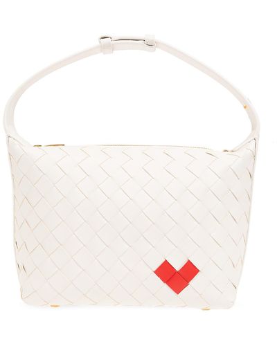 Bottega Veneta 'wallace Mini' Handbag, - White