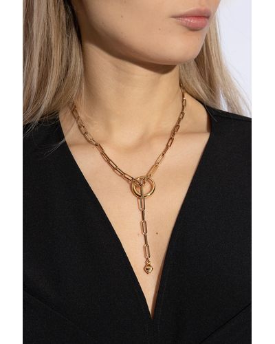 Isabel Marant Brass Necklace, - Black