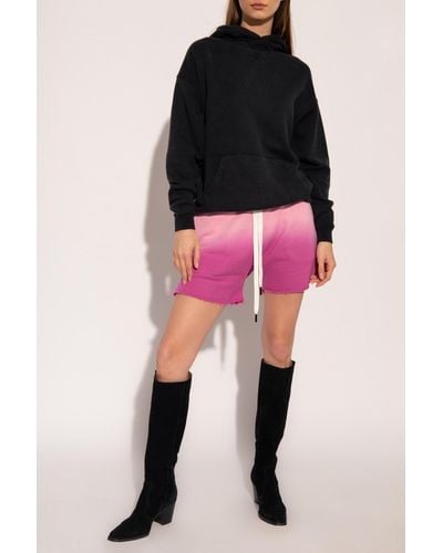 R13 Shorts With Faded-effect - Pink