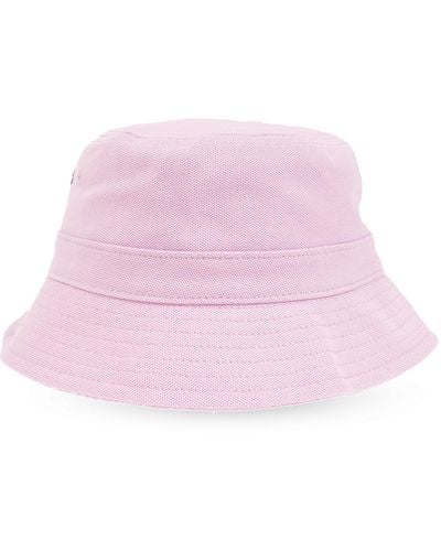 Lacoste Bucket Hat, - Pink