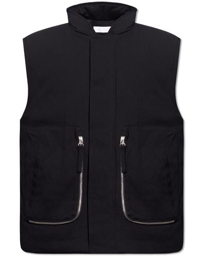 Helmut Lang 'astro' Puffer Vest, - Black
