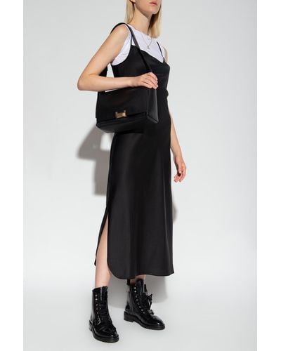AllSaints ‘Hadley’ Satin Strap Dress - Black