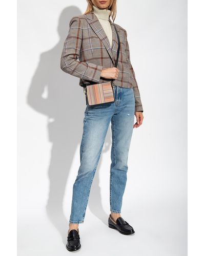 PS by Paul Smith Cropped Blazer, - Brown