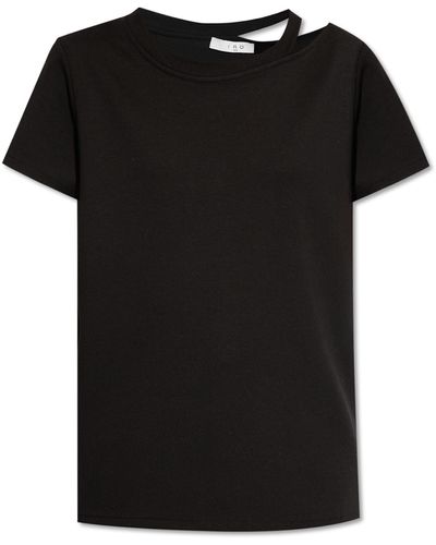 IRO 'auranie' T-shirt, - Black
