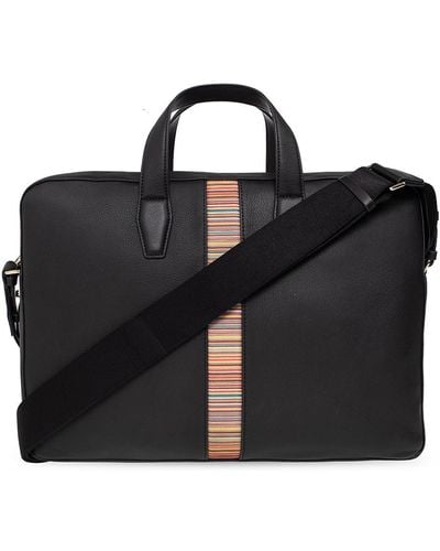 Paul Smith Leather Shoulder Bag - Black