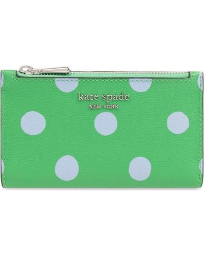 Kate Spade 'morgan' Bi-fold Wallet, - Green