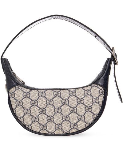 Gucci 'ophidia Mini' Hobo Bag, - Grey