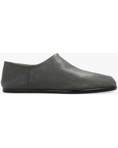 Maison Margiela ‘Tabi’ Leather Shoes - Grey