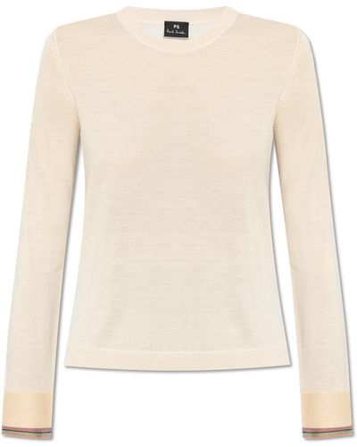 PS by Paul Smith Wool Jumper, - White