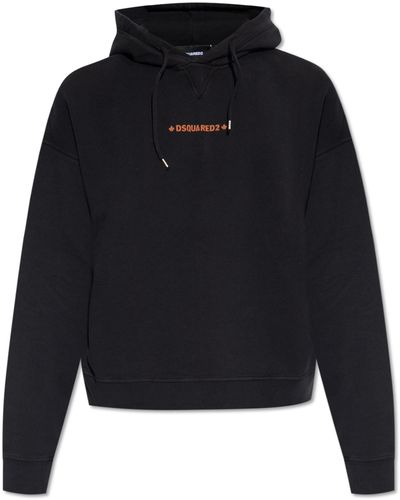 DSquared² Hoodie With Logo - Blue