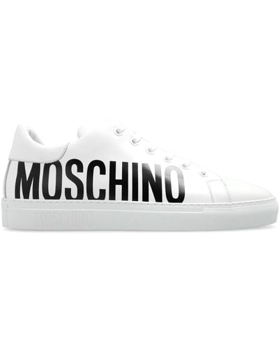 Moschino Trainers With Logo - White