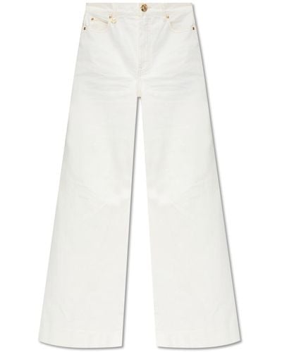 Zimmermann Wide Jeans - White