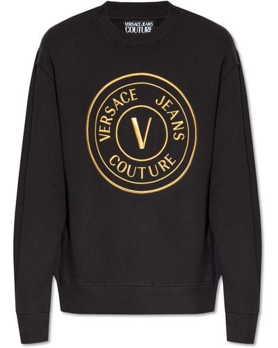 Versace Printed Sweatshirt, - Black
