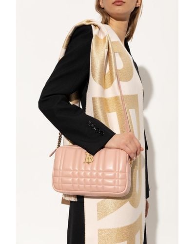 Burberry ‘Lola Small’ Quilted Shoulder Bag - Pink